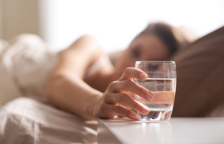 Glass of water