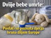 Dvije bebe umrle: Povlači se poznata dječja hrana diljem Europe