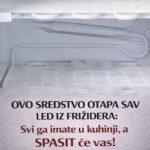 OVO SREDSTVO OTAPA SAV LED IZ FRIŽIDERA: Svi ga imate u kuhinji, a SPASIT će vas!