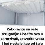 Zaboravite na sate struganja: Ubacite ovo u zamrzivač, zatvorite vrata i led nestaje kao od šale